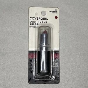 Vintage Covergirl Continuous Color Lipstick 425 Vintage Wine Shimmer Classic New